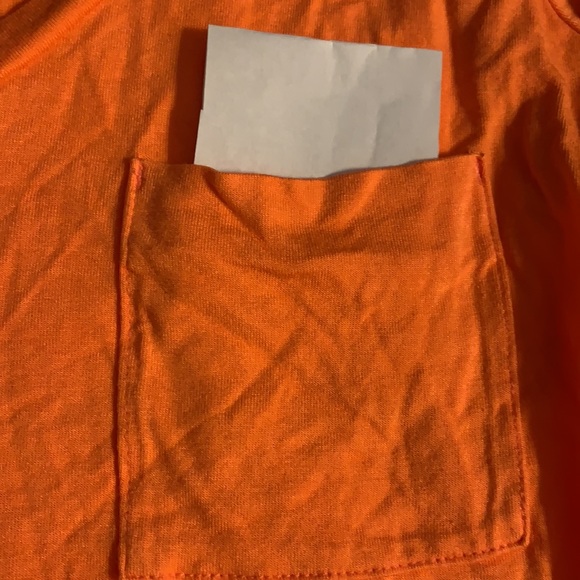 MERONA TANGERINE ORANGE ORANGE TOP NEW PETITE SMALL - Picture 2 of 8